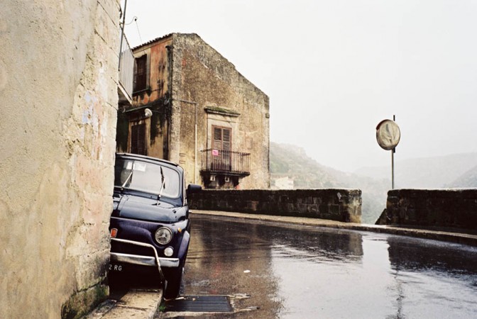 ★ PARKED FIAT 500 IN SICILY ★