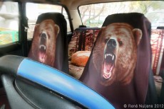★ ANGRY BEAR SEAT COVER ★